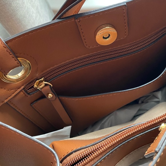 Nanette Lepore Vegan Leather Tote Handbag - Picture 3 of 11